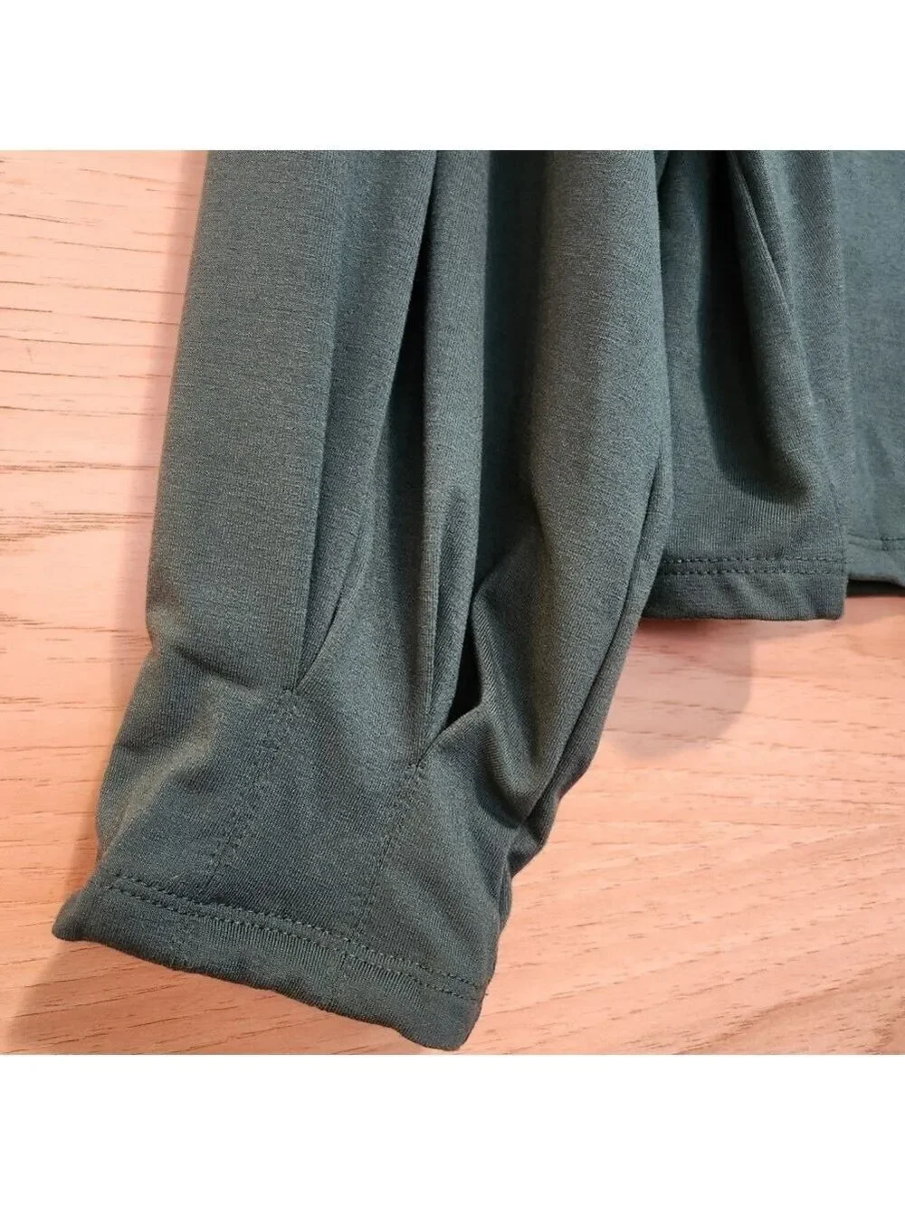 PROLOGUE WOMEN'S BALLOON DROP SLEEVE DARTED CUFF TOP SHIRT GREEN NWOT SIZE XL